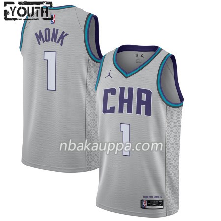 Charlotte Hornets Malik Monk 1 Jordan Brand 2019-2020 City Edition Pelipaidat Swingman - Lasten